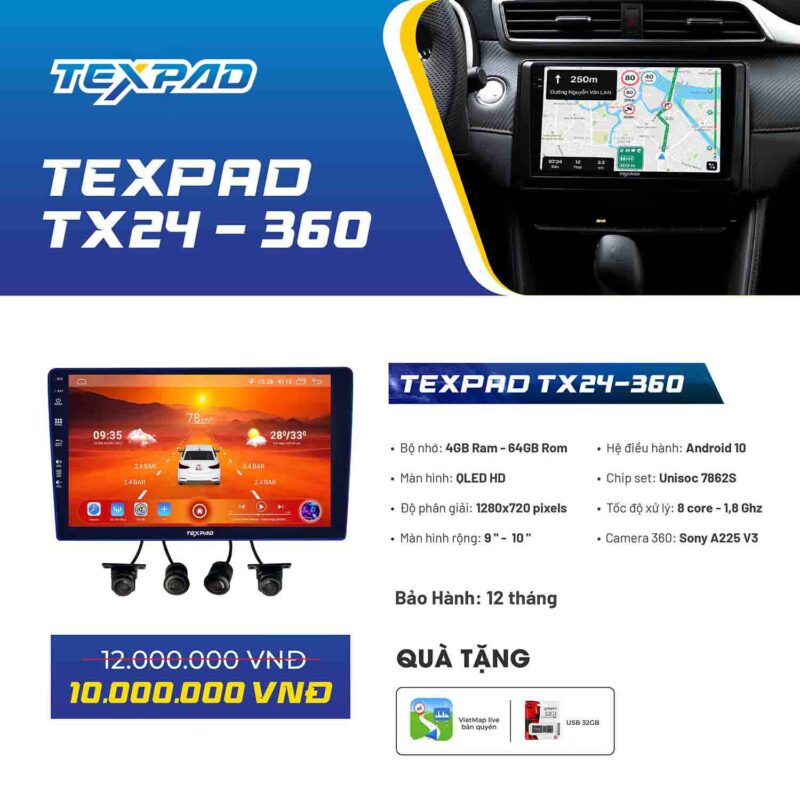 Báo giá màn hình Texpad TX24 có camera