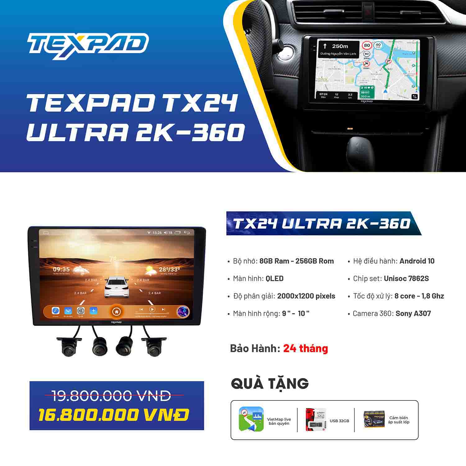 Báo giá màn hình Texpad TX24 Ultra 2K