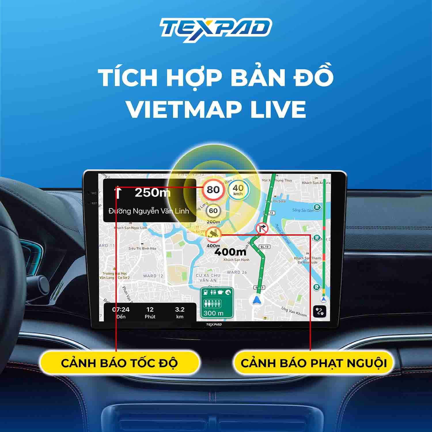 Tích hợp Vietmap Live dẫn đường thông minh