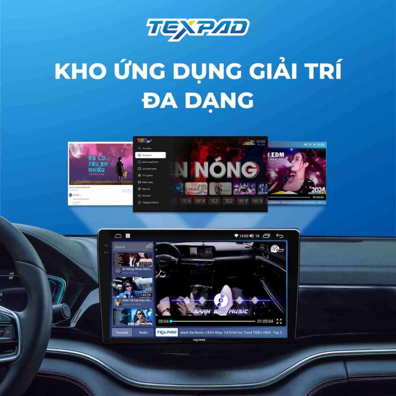 Kho ứng dụng giải trí đa dạng
