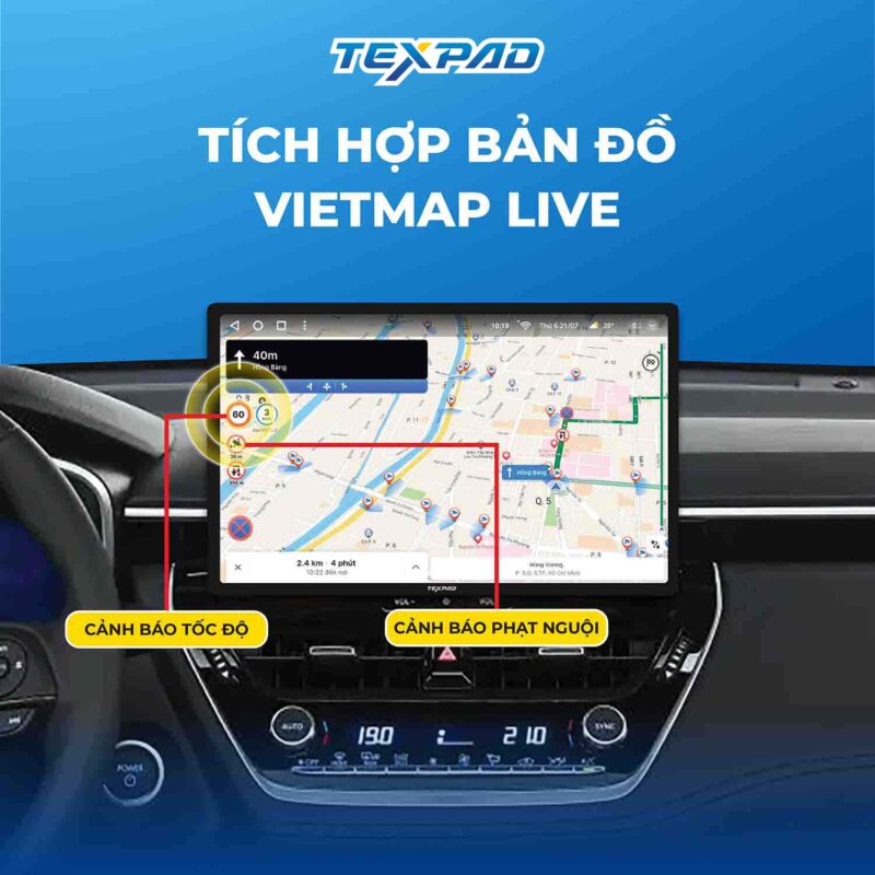 Tích hợp bản đồ dẫn đường thông minh
