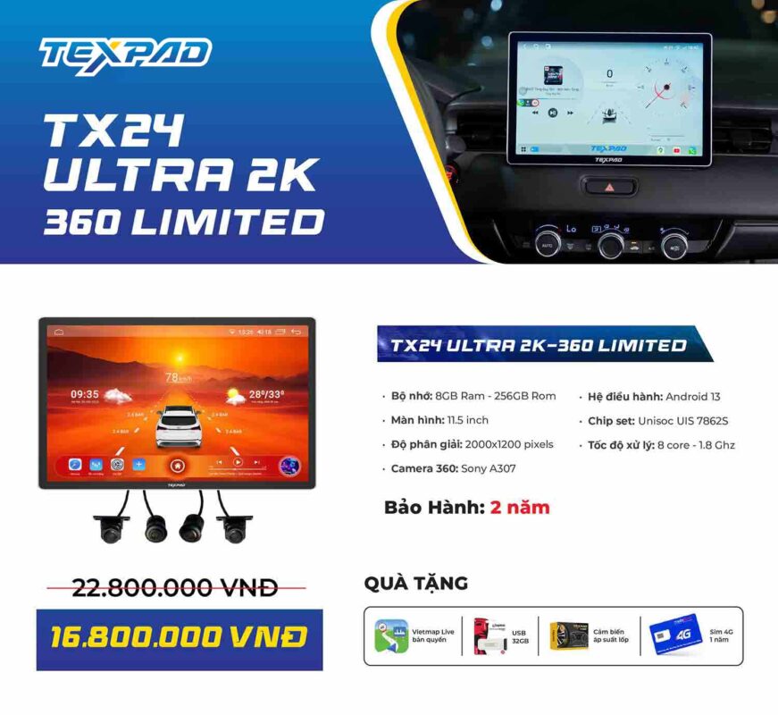 Báo giá màn hình Texpat TX24 Ultra 2K Limited