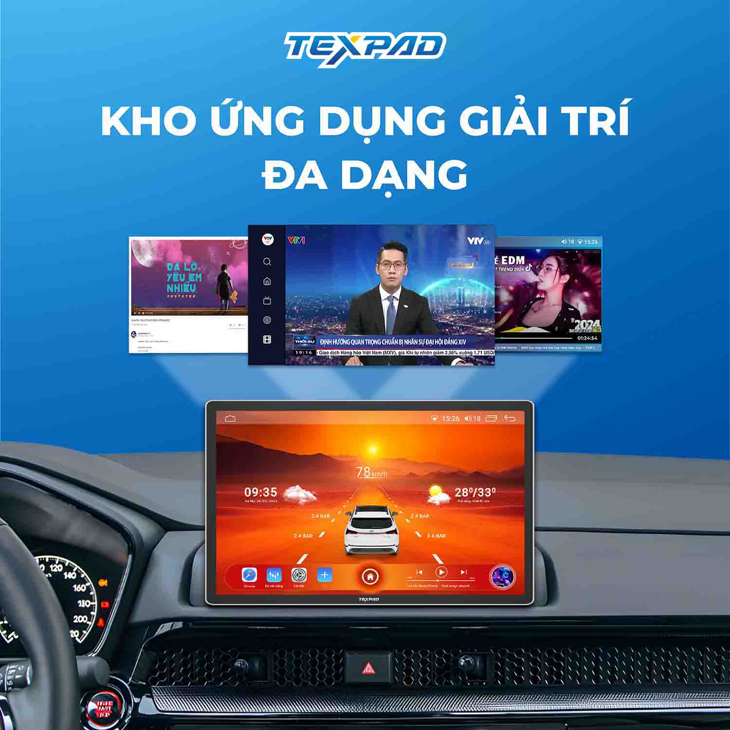 Kho ứng dụng giải trí đa dạng