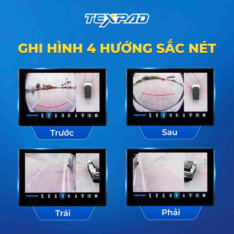 Ghi hình sắc nét của camera 360 Texpad Zone 3 VF3