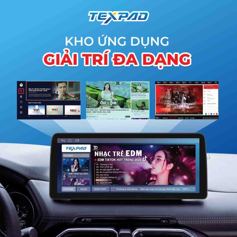Kho ứng dụng giải trí đa dạng