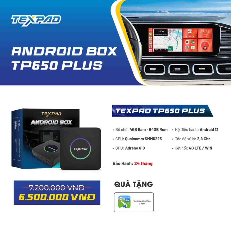Báo giá android box TP650 Plus