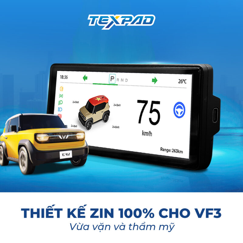 Màn hình Texpad TX24 thiết kế zin cho VF3