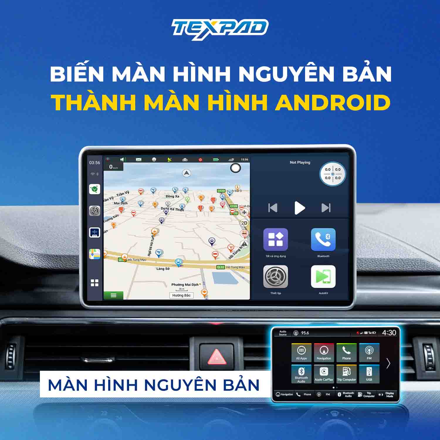 Biến màn hình zin thành màn hình android