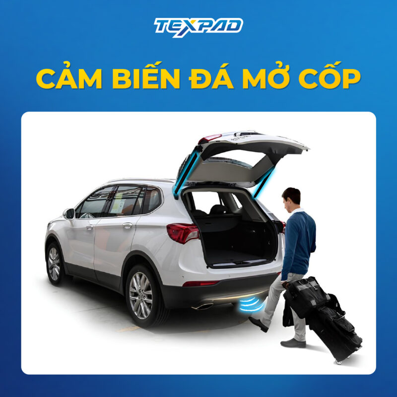 Cảm biến đá mở cốp trên cốp điện Texgate TG25