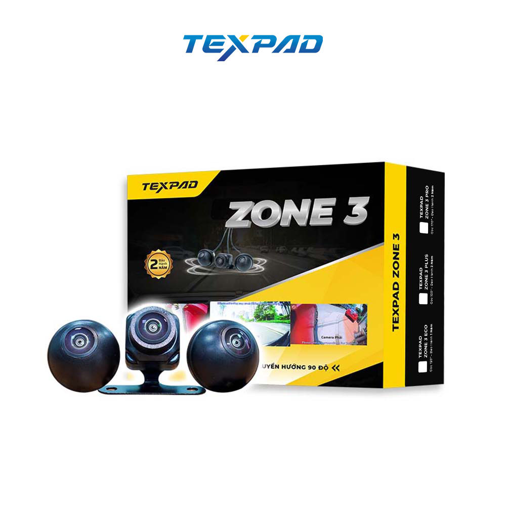 camera 3 mắt Texpad Zone 3 Pro
