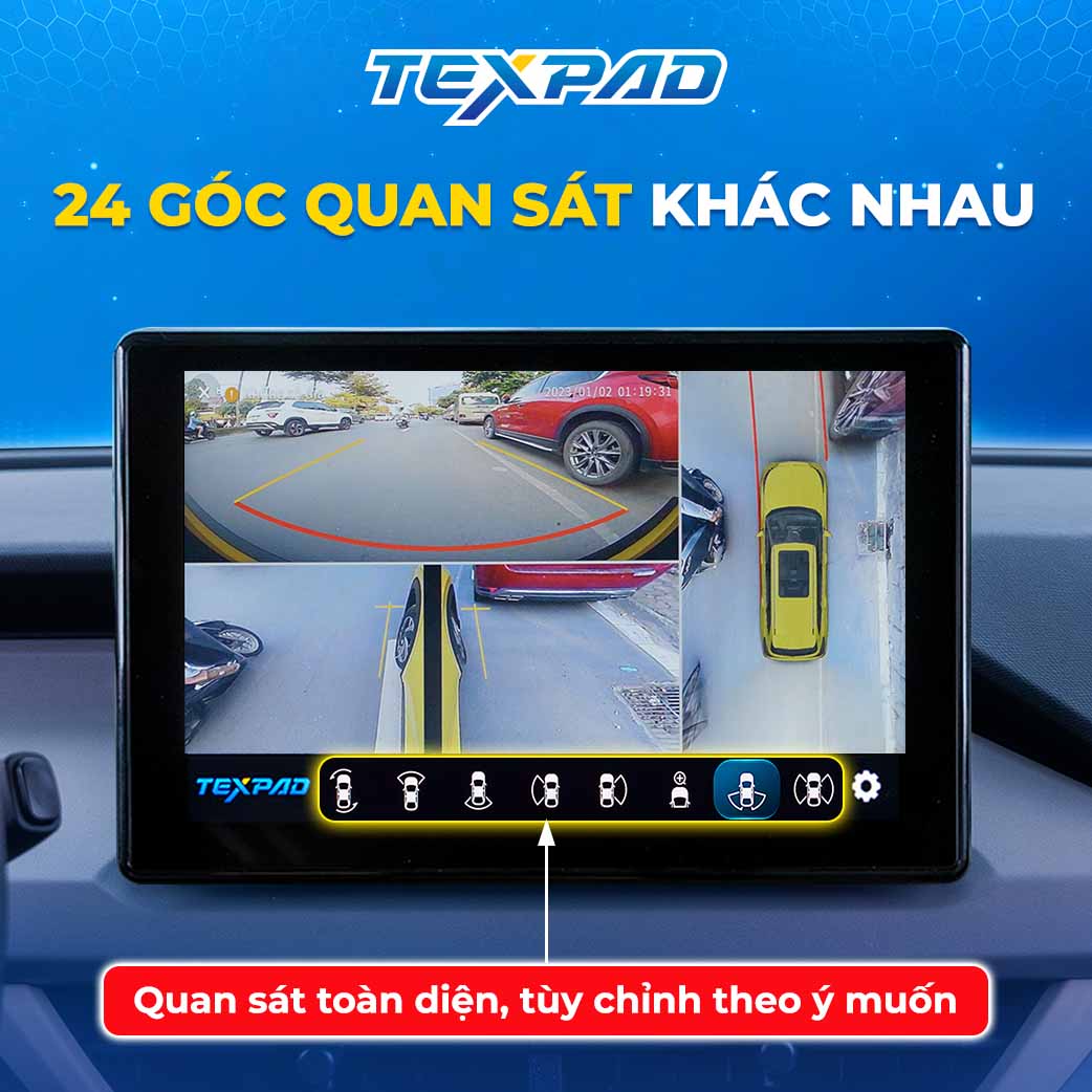Texpad Zone 4 eco Limo Green có 24 góc quan sát