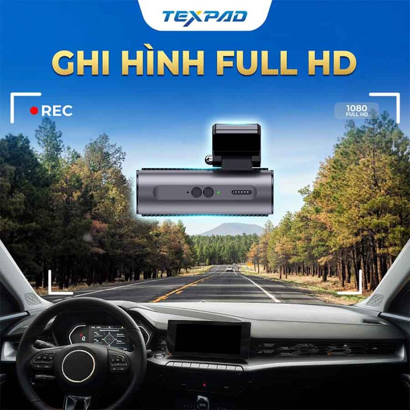 Ghi hình Full HD trên camera hành trình X2