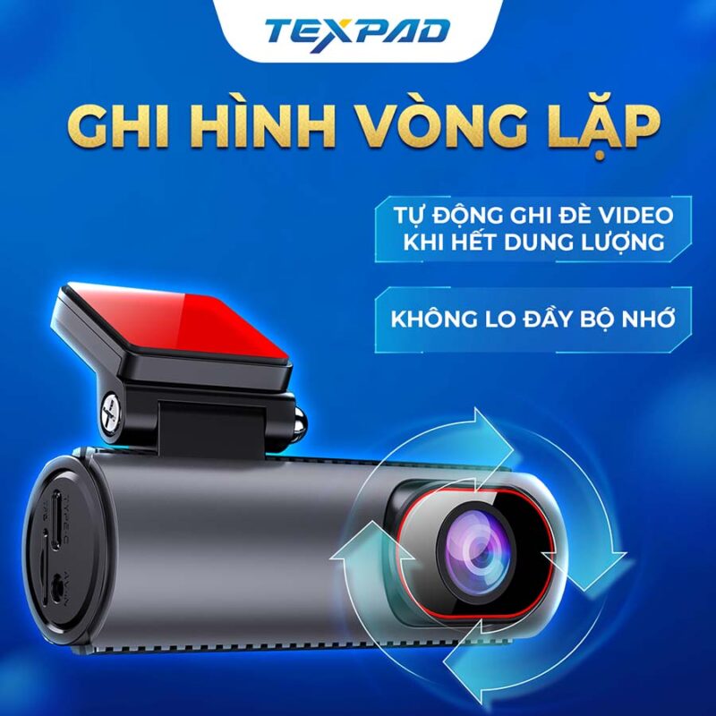 Texpad X2 ghi hình vòng lặp