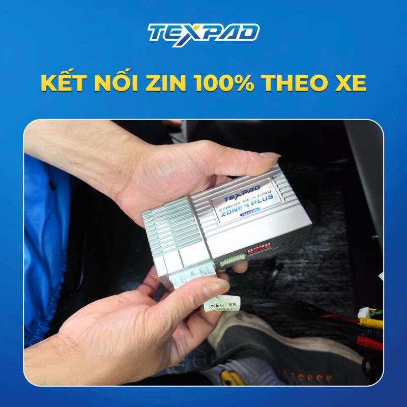 Kết nối zin Camera 360 Texpad Zone 4 Eco Vinfast VF5