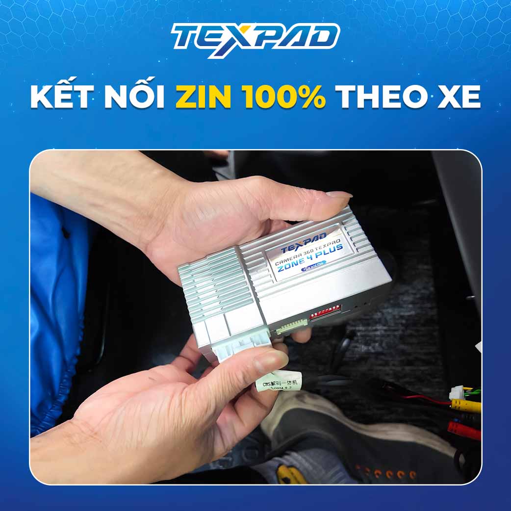Camera 360 Texpad Zone 4 eco Limo Green kết nối zin