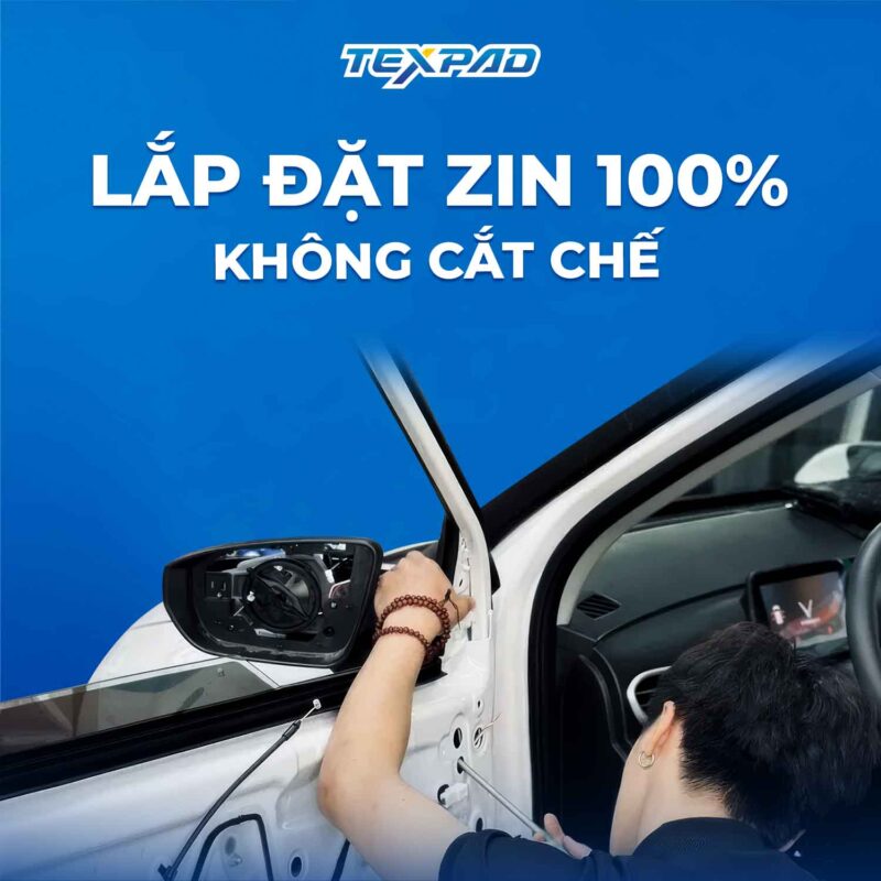 Gập gương Texgate TG26 lắp đặt zin