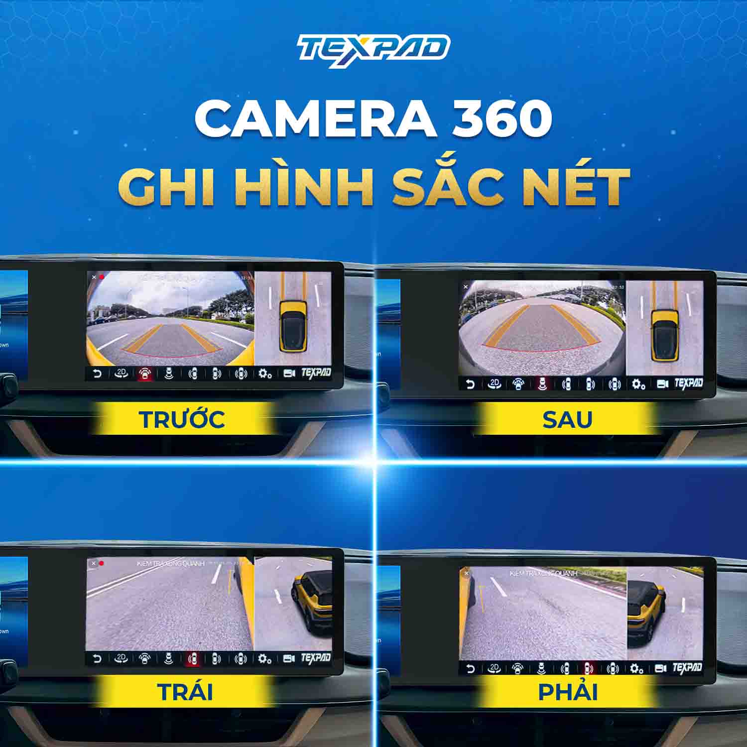 Camera 360 ghi hình sắc nét màn hình Texpad TX24 VF3 21 inch Limited