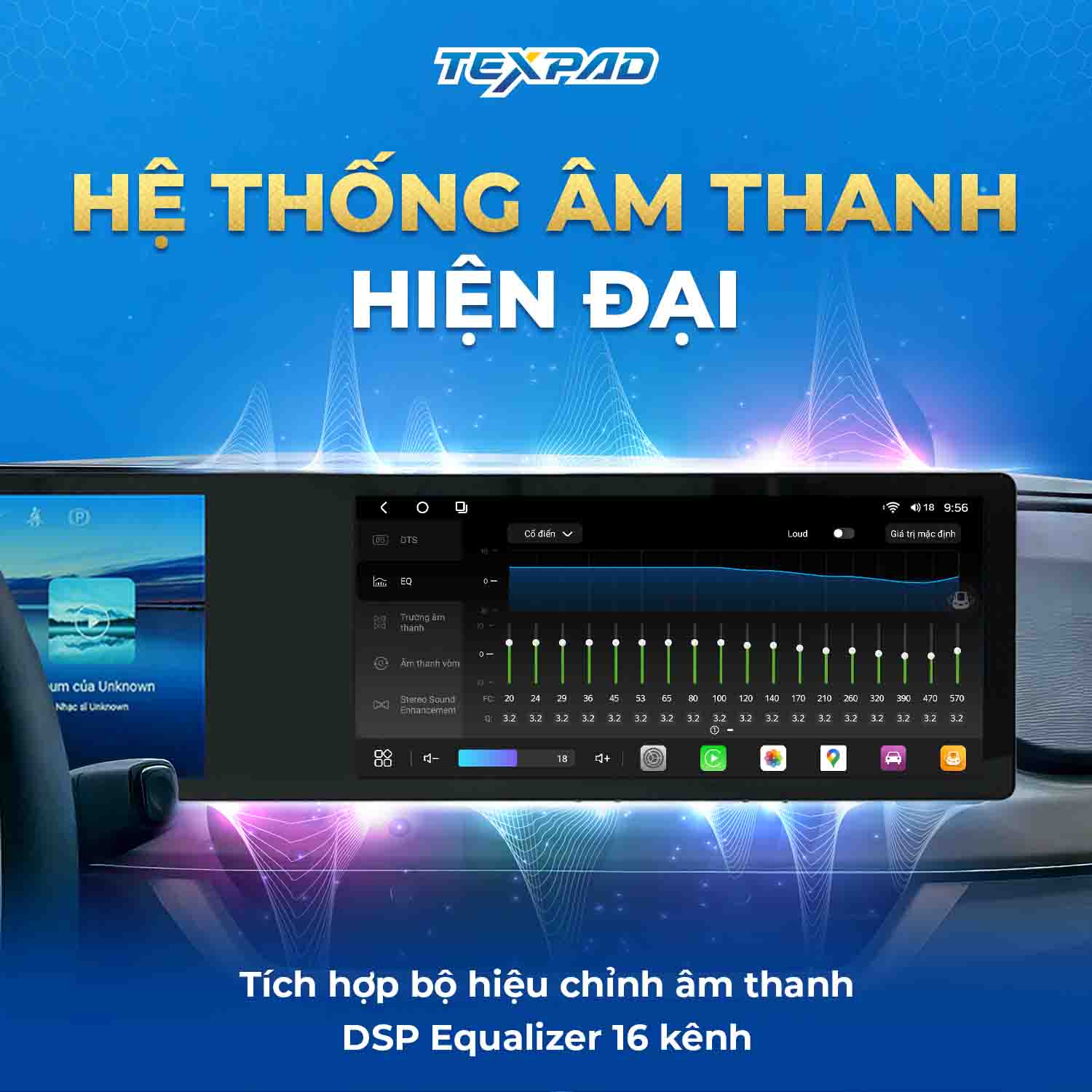 Hệ thống âm thanh trên màn hình Texpad TX24 VF3 21 inch Limited