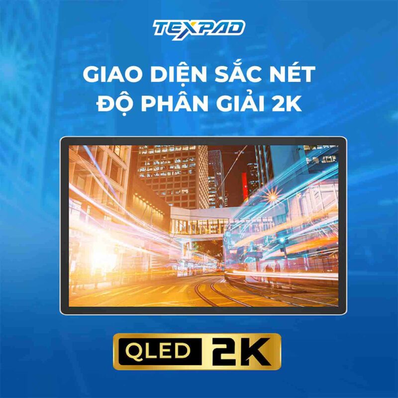 Màn hình giải trí giao diện sắc nét