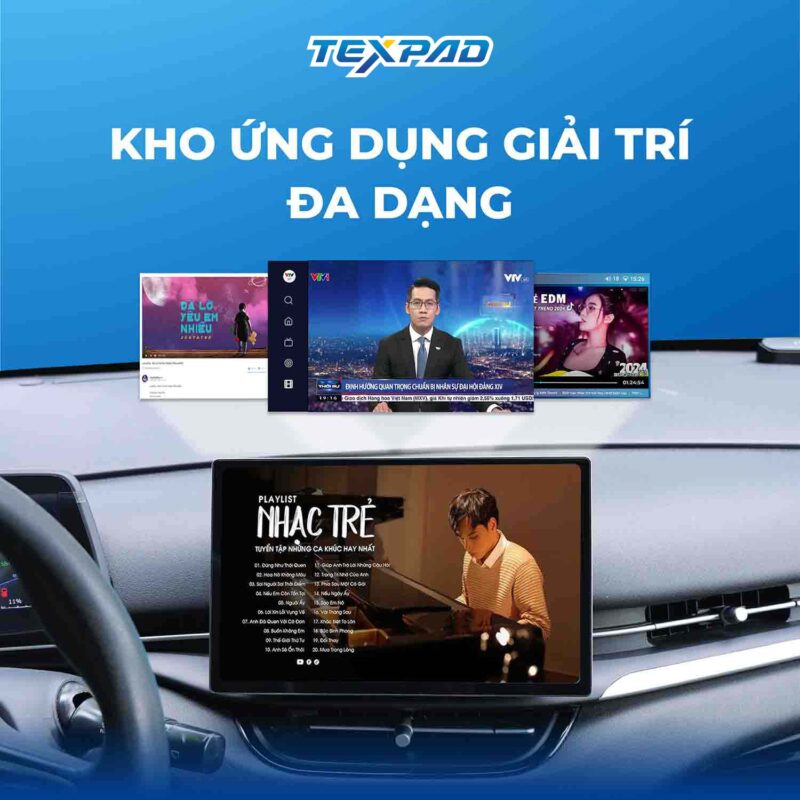 Kho ứng dụng giải trí đa dạng
